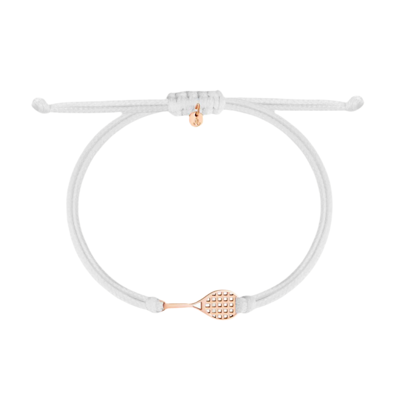 Tennis Armband weiß/rosé