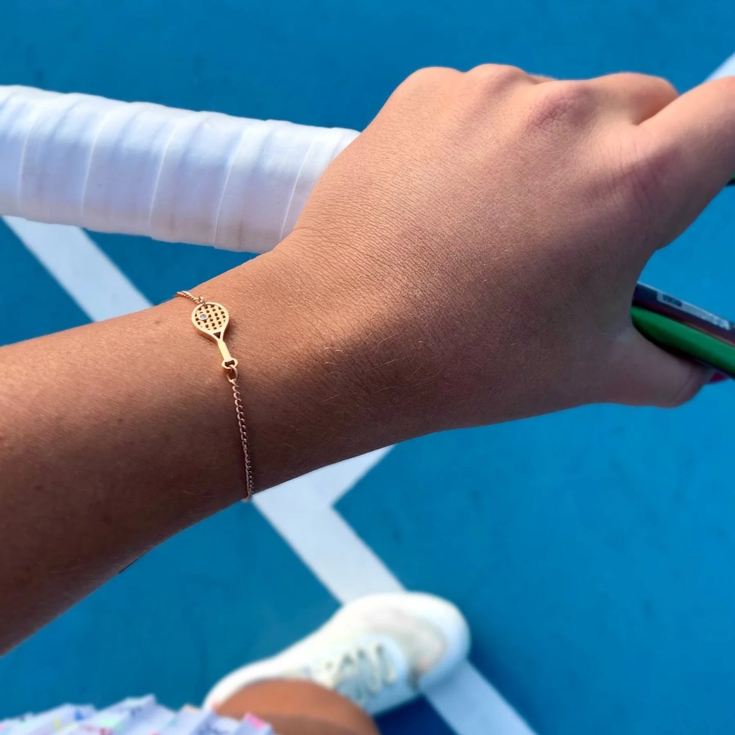 Tennis Chain Armband Rosé