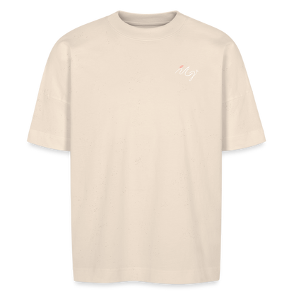„Happiest On The Court“ Tee NEU - Naturweiß