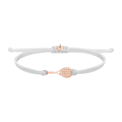 Tennis Armband weiß/rosé