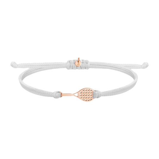 Tennis Armband weiß/rosé