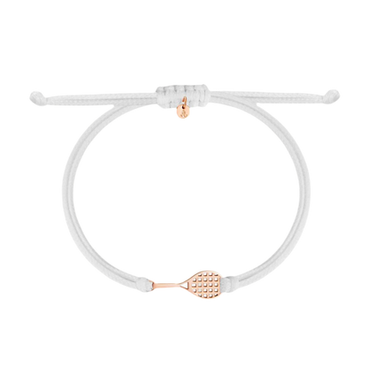 Tennis Armband weiß/rosé